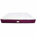 Aeromark M02HJH-MB-M Armarkat Pet Bed Mat 28 x 22 x 5 - Burgundy & Ivory AE23255